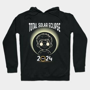 Solar Eclipse 2024 Shirt Total Eclipse April 8th 2024 Kid Boy Hoodie